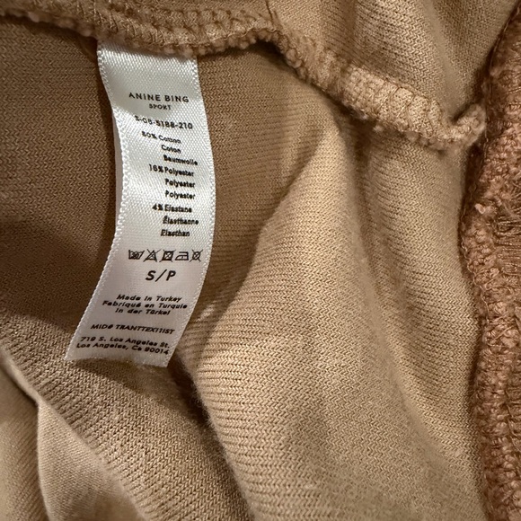 Anine Bing Sport Evan Velour Sweatshirt. Size Small - Picture 9 of 9